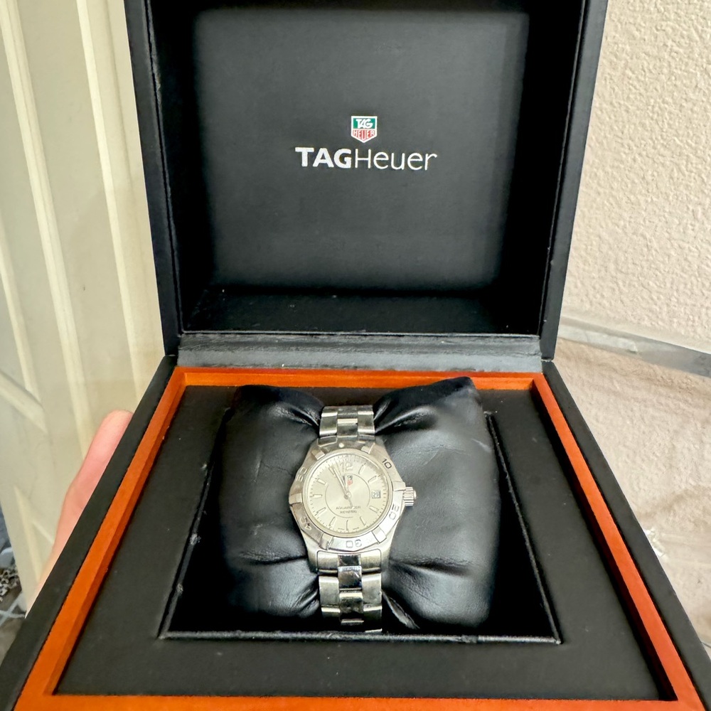 Tag Heuer Watch with original box and also travel case